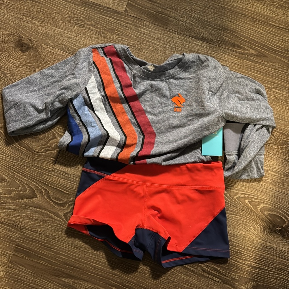 Rabbit Bundle Shorts and LS Tee